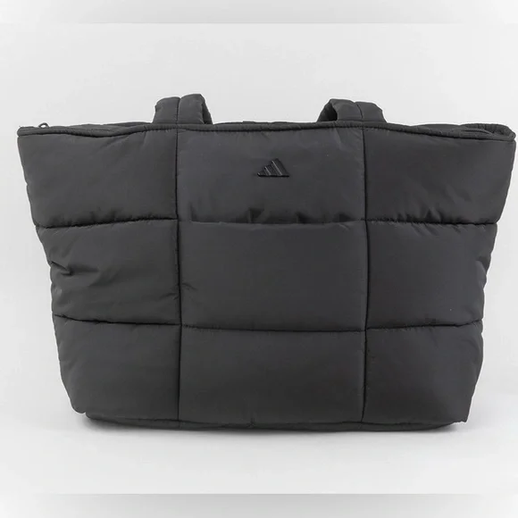ADIDAS All Me 3 Quilted Tote Bag, NWT, Black - Picture 3 of 5